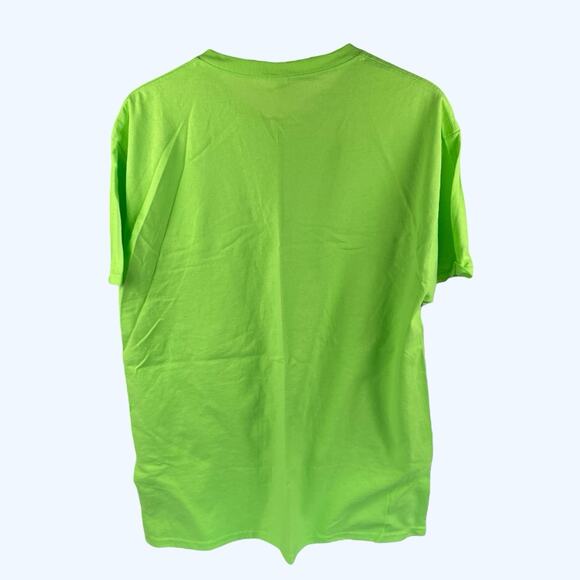 Jerzees Dri-Power Safety Green T-shirt Large (Lot of 3) - Picture 2 of 4